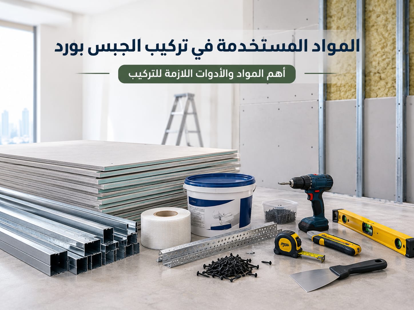 مواد الجبس بورد