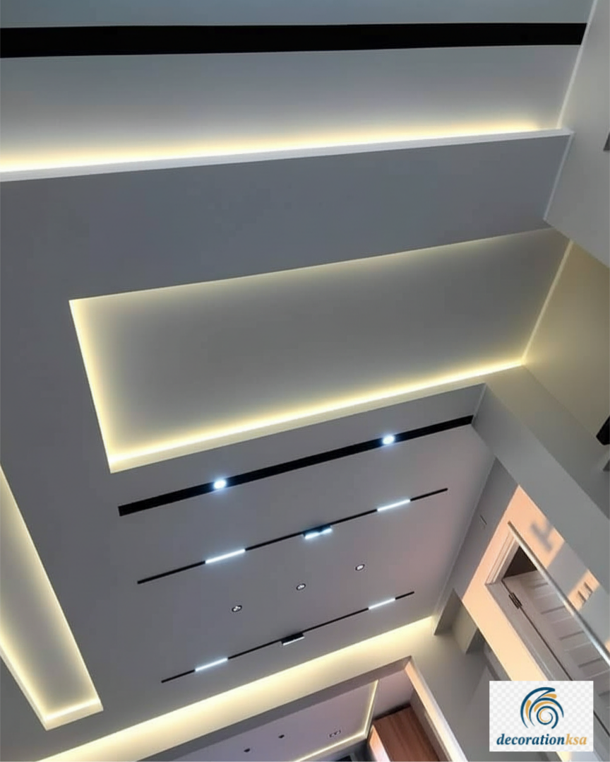 ديكور جبس ارفف تلفزيون ووحدات تخزين عصرية