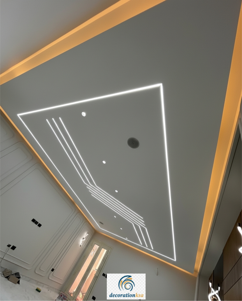 اسقف جبس بورد حديثة للصالات وغرف المعيشة