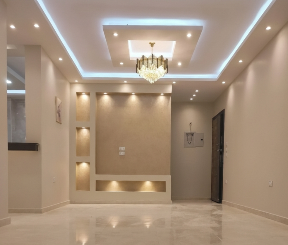 جبس بورد صالات بتصميم هندسي