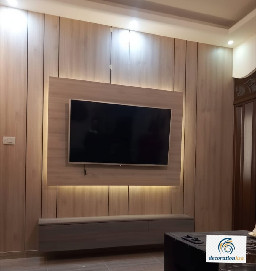 ديكور شاشات بلازما مودرن سيهات بتصميم بسيط